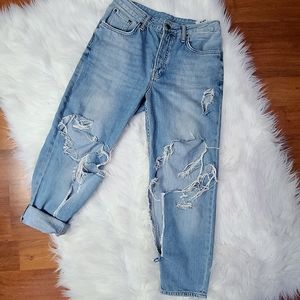 TOPSHOP MOTO Distressed Jeans